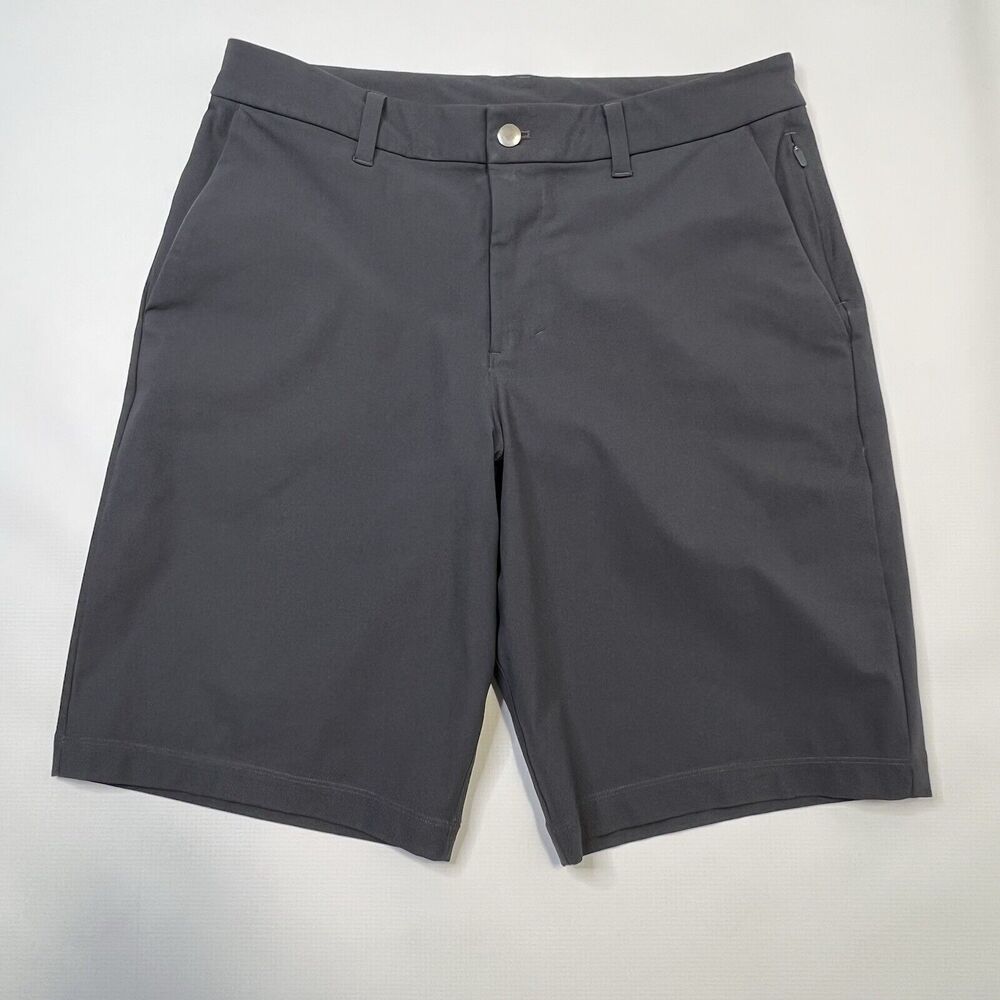 Lululemon Commission Short Mens 32 Relaxed Warpstreme 11" M7A83S Comfort Black